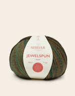 Sirdar Jewelspun Aran 200g Knitting Wool Yarn - 845 Golden Green