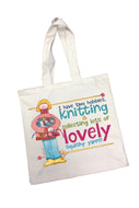 Cotton Canvas Bag - Emma Ball - I have two hobbies….