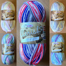 Load image into Gallery viewer, King Cole Baby DK Wool - Cherish 100% Acrylic Self Patterning Knitting Yarn
