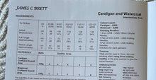 Load image into Gallery viewer, James C Brett Aran knitting pattern JB917 Ladies Cardigan &amp; Waistcoat 32-50 ins
