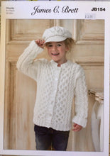 Load image into Gallery viewer, James C Brett Chunky knitting pattern JB154 Child’s Jacket 20-30 ins
