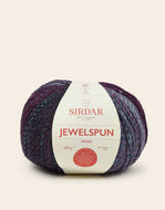 Sirdar Jewelspun Aran Knitting Wool Yarn 200g - 842 Nordic Noir