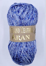 Load image into Gallery viewer, Woolcraft Shetland Heather Aran Soft Knitting Yarn / 25% Wool 100g
