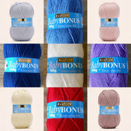 Hayfield Baby Bonus DK Extra Value Acrylic Yarn Knitting Crochet Wool