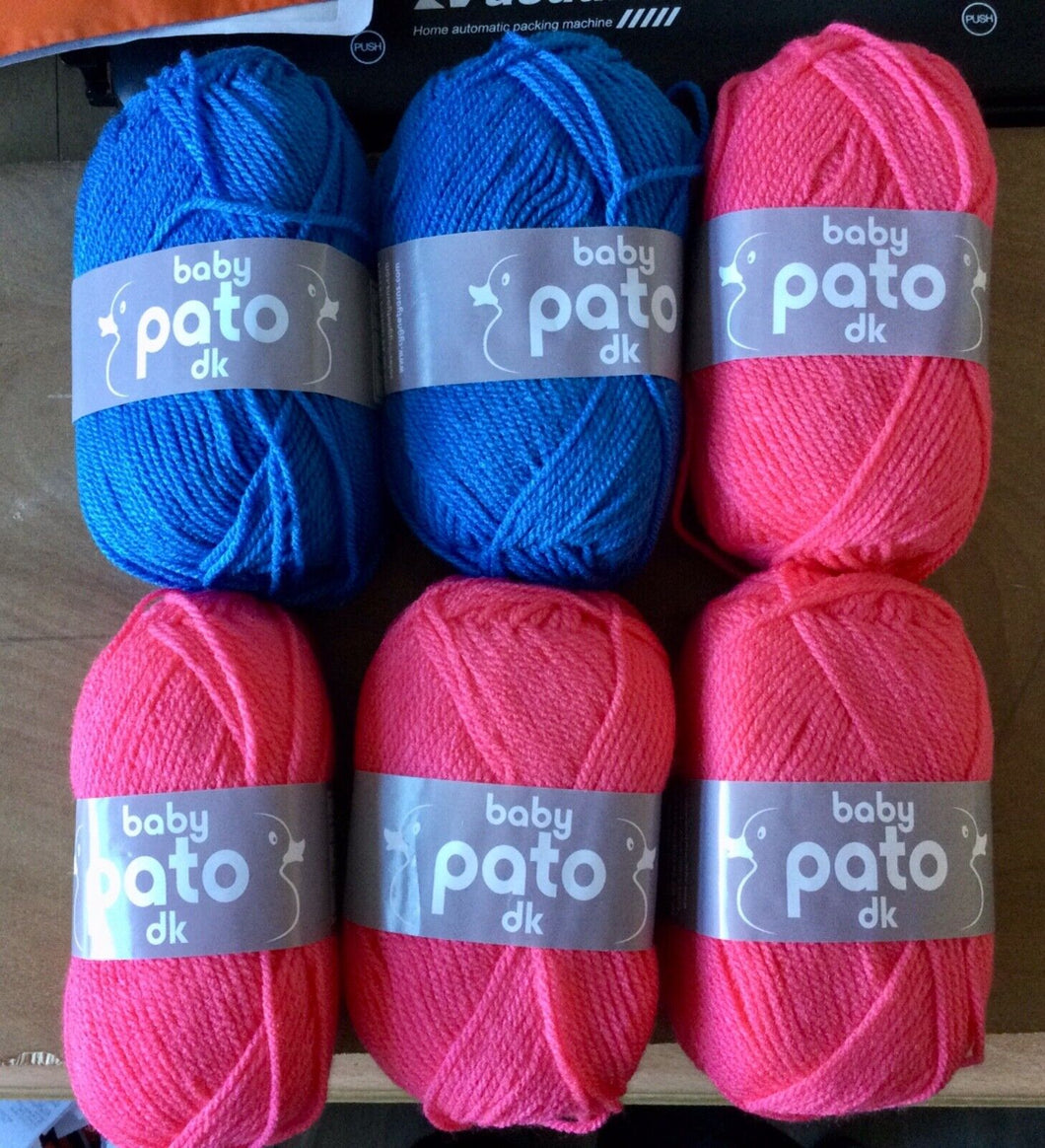 Cygnet  Baby Pato DK Double Knit 6 x 50g Acrylic Knitting Wool Yarn Pack #573