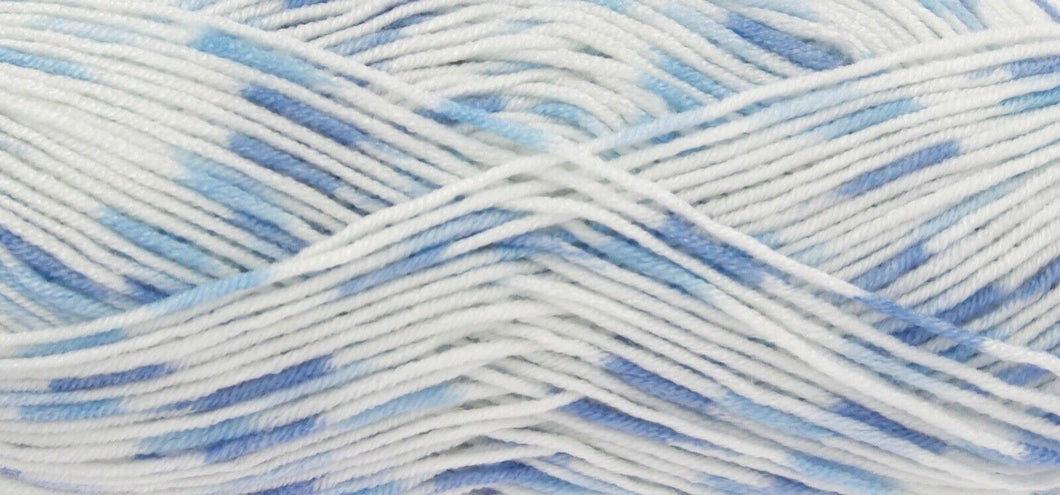 King Cole Baby DK Wool - Cherish Dash 100% Acrylic Self Patterning Knitting Yarn