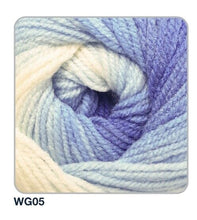 Load image into Gallery viewer, Wendy GIGGLES DK Acrylic Multicolour Multi-tonal Baby Knitting Yarn 100g
