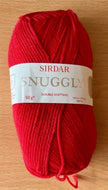 Snuggly DK Double Knitting Yarn Wool Soldier Ketchup (Red) 50g