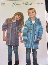 Load image into Gallery viewer, James C Brett Chunky Knitting Pattern JB768 Jackets in Marble Chunky 22-32 ins
