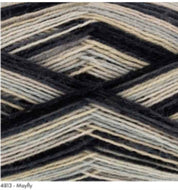 King Cole Zig Zag 4 Ply Knitting Crochet Sock Yarn  Wool 100g Ball Mayfly