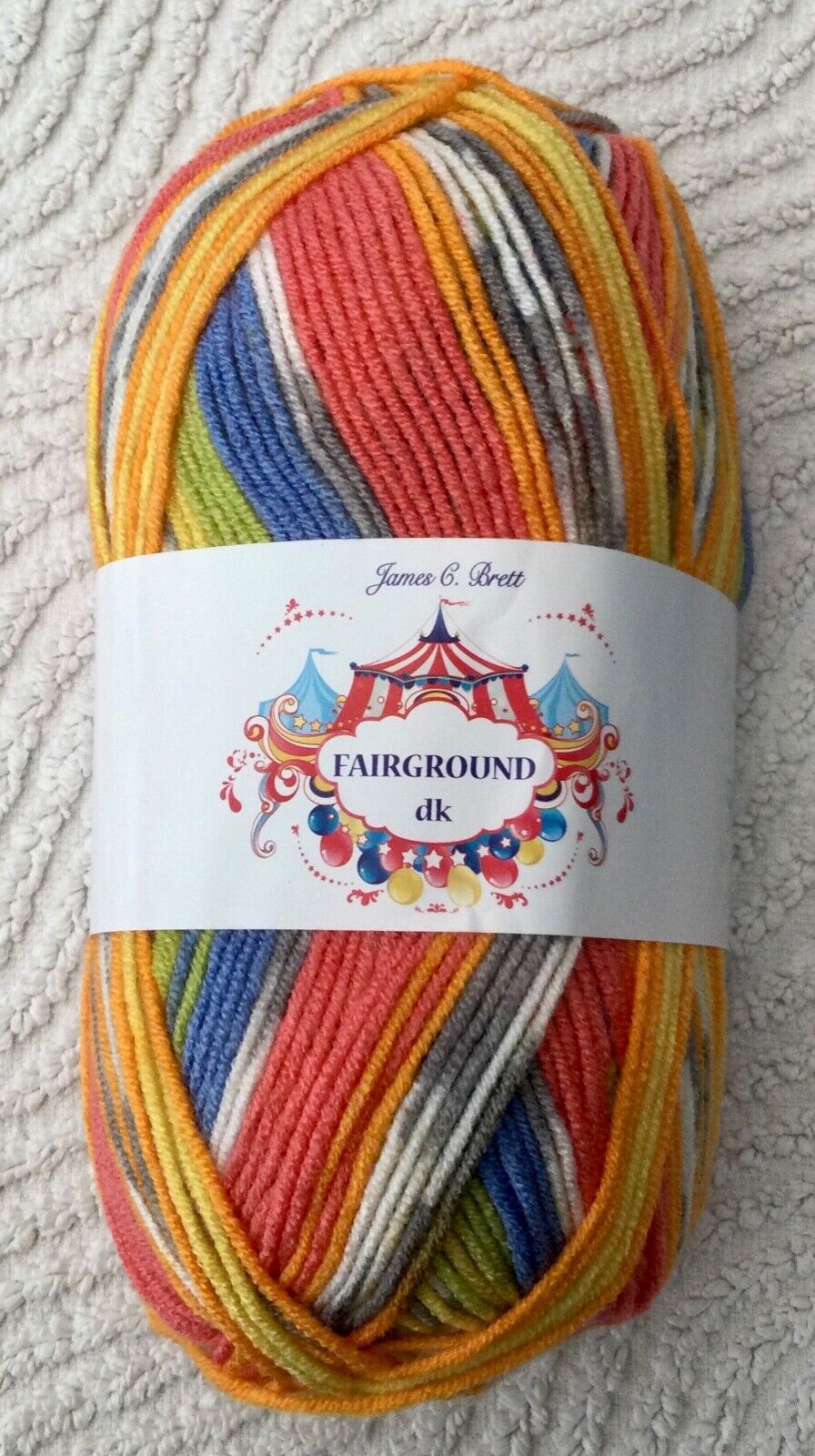 James C Brett Fairground DK  Acrylic Knitting Wool/Yarn  100g