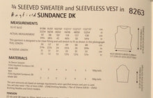 Load image into Gallery viewer, Hayfield DK Knitting Pattern 8263 - Sweater and Sleeveless Vest 32-54ins
