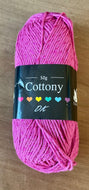 Cygnet Cottony DK Cotton Blend Double Knit Yarn - Candy Pink - #587
