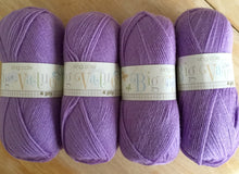 Load image into Gallery viewer, King Cole Big Value 4 ply Yarn Pack - 4 x 100g - 3020 Wisteria (Purple) Dye 77278 #232
