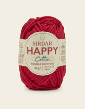 Load image into Gallery viewer, Sirdar Happy Cotton DK Wool / Yarn - 20g - Knitting, Crochet, Amigurami
