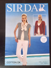 Load image into Gallery viewer, Sirdar DK Knitting Pattern 7913 - Ladies Cardigan &amp; Waistcoat 32-54 ins
