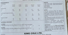 Load image into Gallery viewer, King Cole  Chunky Knitting Pattern 4278 - Cabled Sweater &amp; Cardigan - 28-46 ins
