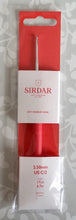 Load image into Gallery viewer, Crochet Hook - Sirdar 17cm (6.7 in) Soft Handle  - Single - Aluminium - 2-10mm
