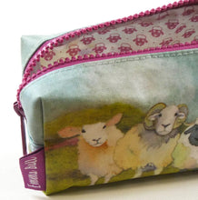 Load image into Gallery viewer, Pencil case, notions case, pouch - Felted Sheep by Emma Ball
