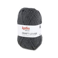 Katia DK Wool Yarn 50g - Dark Grey (10) - 70% Acrylic, 30% Wool