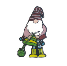 Load image into Gallery viewer, Emma Ball Knitting Gnome Pin (PIN47)
