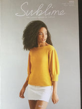 Load image into Gallery viewer, Sirdar DK Knitting Pattern 6152 Women’s Top in Sublime Isla DK 32-54 ins

