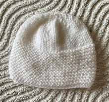 Load image into Gallery viewer, Hand Knitted Baby  Hat - Beanie Hat - Newborn
