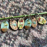 Emma Ball - Stitch Markers (Set of 6) - Crafting Gnomes