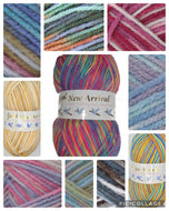 Jarol New Arrival Randoms DK Double Knitting Yarn Baby Wool, 200g Ball