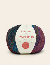 Load image into Gallery viewer, Sirdar Jewelspun Aran Knitting Wool Yarn 200g - 847 Midnight Fjords
