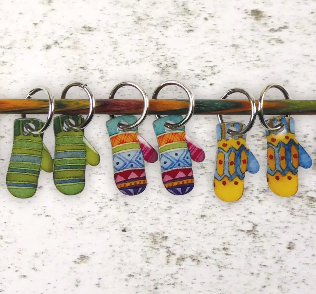 Emma Ball - Stitch Markers (Set of 6) - Mittens (KN33)