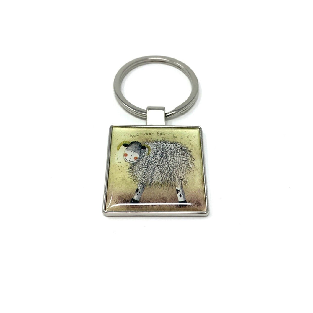 Alex Clark Keyring Brian Sheep