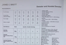 Load image into Gallery viewer, James C Brett DK Knitting pattern JB684 Baby Sweater &amp; Hooded Sweater 14-22 in

