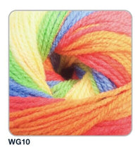 Load image into Gallery viewer, Wendy GIGGLES DK Acrylic Multicolour Multi-tonal Baby Knitting Yarn 100g
