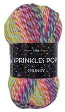 Load image into Gallery viewer, Cygnet Sprinkles Pop Chunky Yarn Premium Acrylic Knitting Crochet Wool  - 100g
