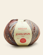 Sirdar Jewelspun Aran 200g Knitting Wool Yarn - 708 Sandstone Sunset