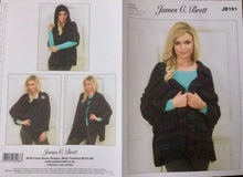 Load image into Gallery viewer, James C Brett DK Knitting pattern JB161 - Ladies Hooded Wrap
