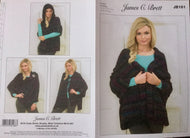 James C Brett DK Knitting pattern JB161 - Ladies Hooded Wrap
