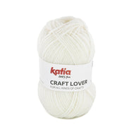 Katia DK Wool Yarn 50g - White (01) - 70% Acrylic, 30% Wool