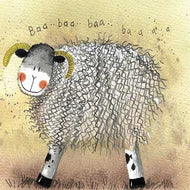 ALEX CLARK BRIAN THE SHEEP BLANK CARD