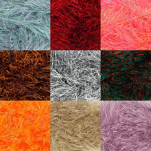 Load image into Gallery viewer, King Cole Tinsel Chunky Eyelash Knitting Yarn Sparkly Glitter Craft Wool 50g
