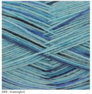 King Cole Zig Zag 4 Ply Knitting Crochet Sock Yarn  Wool 100g Ball Hummingbird