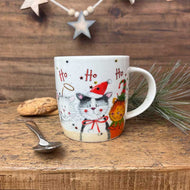Alex Clark Mug Ho Ho Ho Christmas Cats - Gift Present Stocking Filler (XM01)