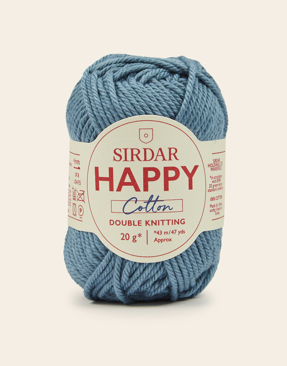 Sirdar Happy Cotton DK Wool / Yarn - 20g - Knitting, Crochet, Amigurami