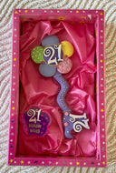 21st Birthday Gift Keepsake Memento Key Congratulations Gift for Her
