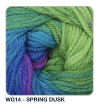 Load image into Gallery viewer, Wendy GIGGLES DK Acrylic Multicolour Multi-tonal Baby Knitting Yarn 100g
