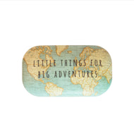 Vintage Map Mini Travel Case Storage Coin Pill Craft Gift Box Sass & Belle