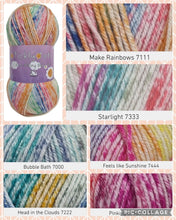 Load image into Gallery viewer, Cygnet Tickly Tots DK 100g Soft Knitting Crochet Baby Yarn
