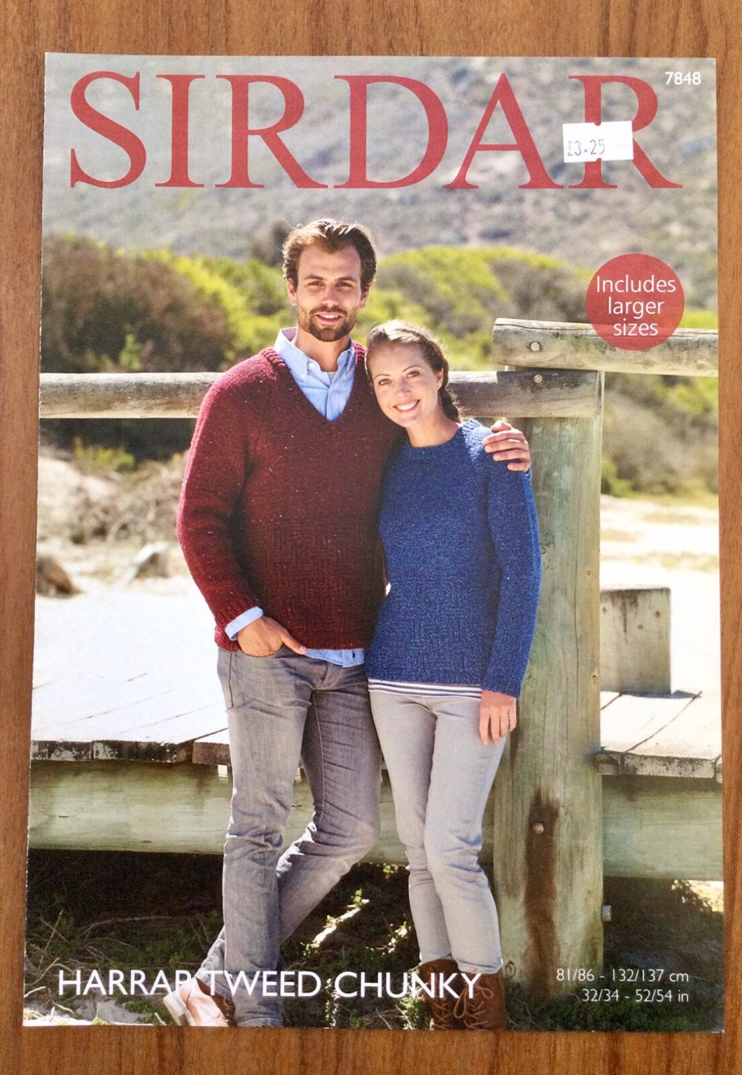 Sirdar Chunky Knitting Pattern 7848 Sweaters 32-54 ins