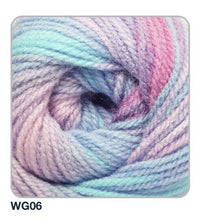 Load image into Gallery viewer, Wendy GIGGLES DK Acrylic Multicolour Multi-tonal Baby Knitting Yarn 100g
